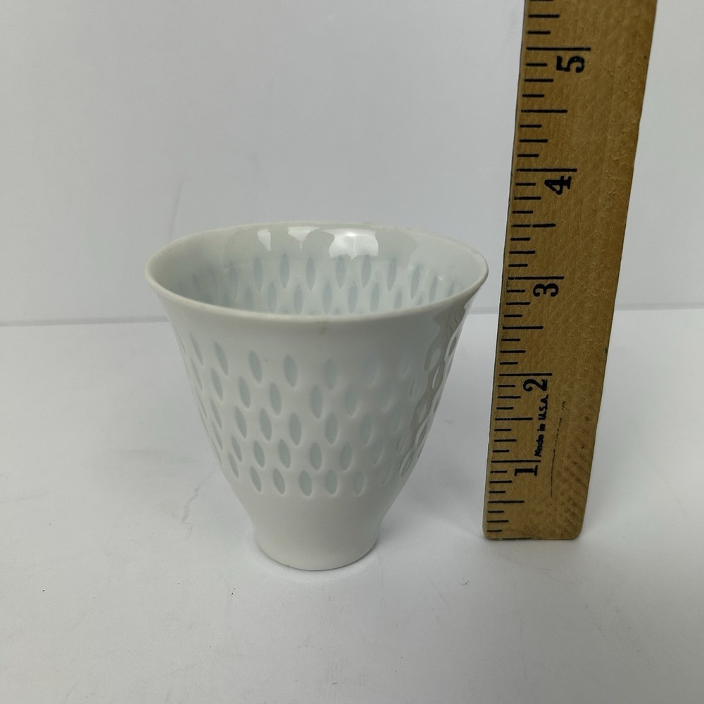 Vintage Cup Goblet Rice Porcelain Fried Holzer Kjellberg Arabia Finland - Picture 6 of 8